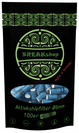 BREAKshop Aktivkohlefilter 6mm 100 Stk.